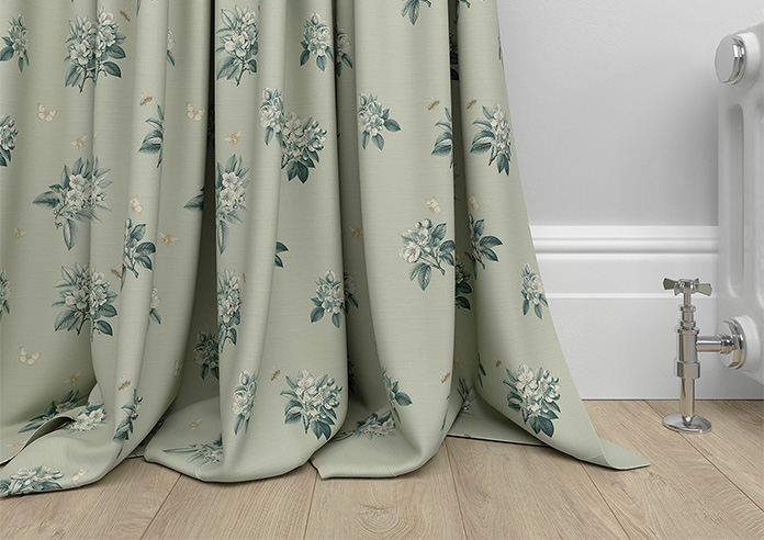 Upton, Apple Spray Bud Green - Made to Measure Curtains - Image 6